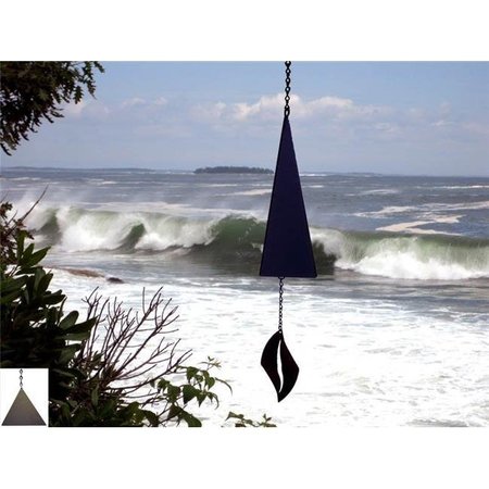 NORTH COUNTRY WIND BELLS INC North Country Wind Bells  Inc. 127.5040 Sea Melody with black triangle wind catcher 127.504